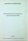 Nowotestamentowe promienie w pierwszej księdze Biblii