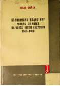 Stanowisko Rządu NRF wobec granicy na Odrze i Nysie Łużyckiej 1949 1966