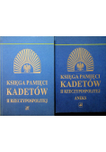 Księga pamięci kadetów II Rzeczypospolitej 2 tomy