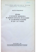 Studia z dziejów rzemiosła w okresie kryzysu feudalizmu w zachodniej Europie w XIV i XV wieku