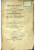Wiadomość historyczna o fundacyach klasztorów zakonu karmelitańskiego 1846 r