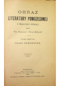 Obraz literatury powszechnej, Tom II, 1896 r.