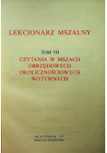 Lekcjonarz mszalny Tom VII