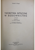 Tworzywa sztuczne w budownictwie