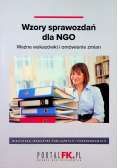 Wzory sprawozdań dla NGO