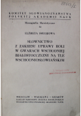 Słownictwo z zakresu uprawy roli w gwarach wschodniej Białostocczyzny na tle wschodniosłowiańskim