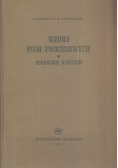 Wzory pism procesowych w sprawach karnych