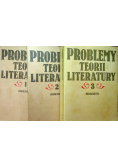 Problemy teorii literatury Tom  I do III