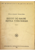 Skrypt do nauki języka Tureckiego Część 1