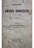 Kazania na Święta Uroczyste całego roku Tom I 1843 r.