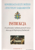 Instrukcja O zachowaniu i unikaniu pewnych rzeczy dotyczących Najświętszej Eucharystii
