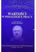 Wartości w pedagogice pracy