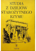 Studia z dziejów starożytnego Rzymu