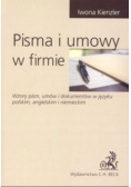 Pisma i umowy w firmie Wzory pism