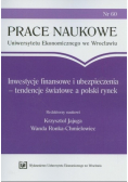 Inwestycje finansowe i ubezpieczenia - tendencje światowe a polski rynek