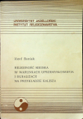 Religijność miejska w warunkach uprzemysłowienia i ruralizacji na przykładzie Kalisza