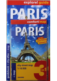 Paris guidebook and city atlas and map