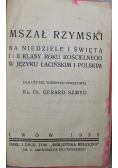Mszał Rzymski 1935 r