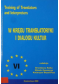 W kręgu translatoryki i dialogu kultur