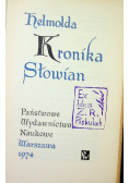 Helmolda kroniki słowian