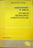 Gościnność w Biblii studium źródłowo porównawcze