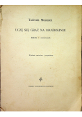 Uczę się grać  na mandolinie
