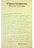 Szymborska wiersze wybrane