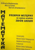 Matemtyka egzamin wstępny na wyższe uczelnie zbiór zadań