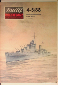 Mały modelarz Nr 4 i 5 / 88 Brytyjski krążownik przeciwlotniczy HMS DIDO