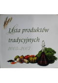 Lista produktów tradycyjnych 2005 - 2007