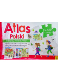 Atlas Polski Odkrywaj i poznawaj Polskę puzzle w środku