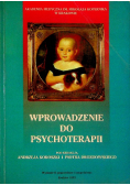 Wprowadzenie do psychoterapii