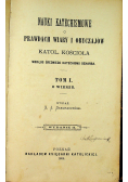Nauki katechismowe Tom I 1886 r