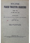 Rocznik Polskiego Towarzystwa Geologicznego Tom VII 1931