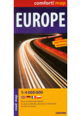 Europe road map 1:4 000 000