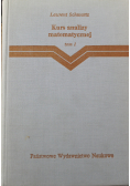 Kurs analizy matematycznej Tom I