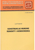 Konstrukcje murowe Remonty i wzmocnienia Nr 420 / 06