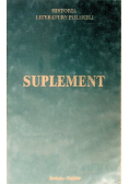 Historia literatury Polskiej Suplement