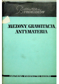 Mezony grawitacja antymateria
