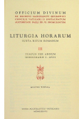 Liturgia Horarum Iuxta Ritum Romanum III