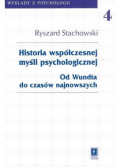Wykłady z psychologii Tom 4 Historia współczesnej myśli psychologicznej Od Wundta do czas najnowszych