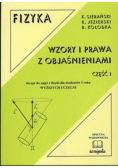 Fizyka Wzory i prawa z objaśnieniami, Część I
