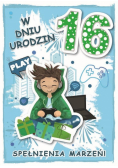 Karnet urodziny 16