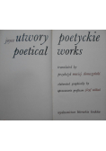 Utwory poetyckie poetical