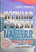 Wywiad Polski na ZSRR 1921 1939