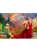 Puzzle 1500 Piękność w czerwonej sukni