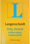 Duży słownik polsko rosyjski rosyjsko polski Langenscheidt