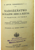 Nabożeństwo do Najświętszego Serca Jezusa 1933 r.
