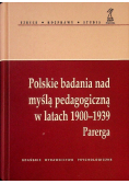 Polskie badania nad myślą pedagogiczną w latach