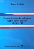 Czeskie środowiska polityczne wobec spraw polskich 1920-1938